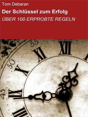 cover image of Der Schlüssel zum Erfolg